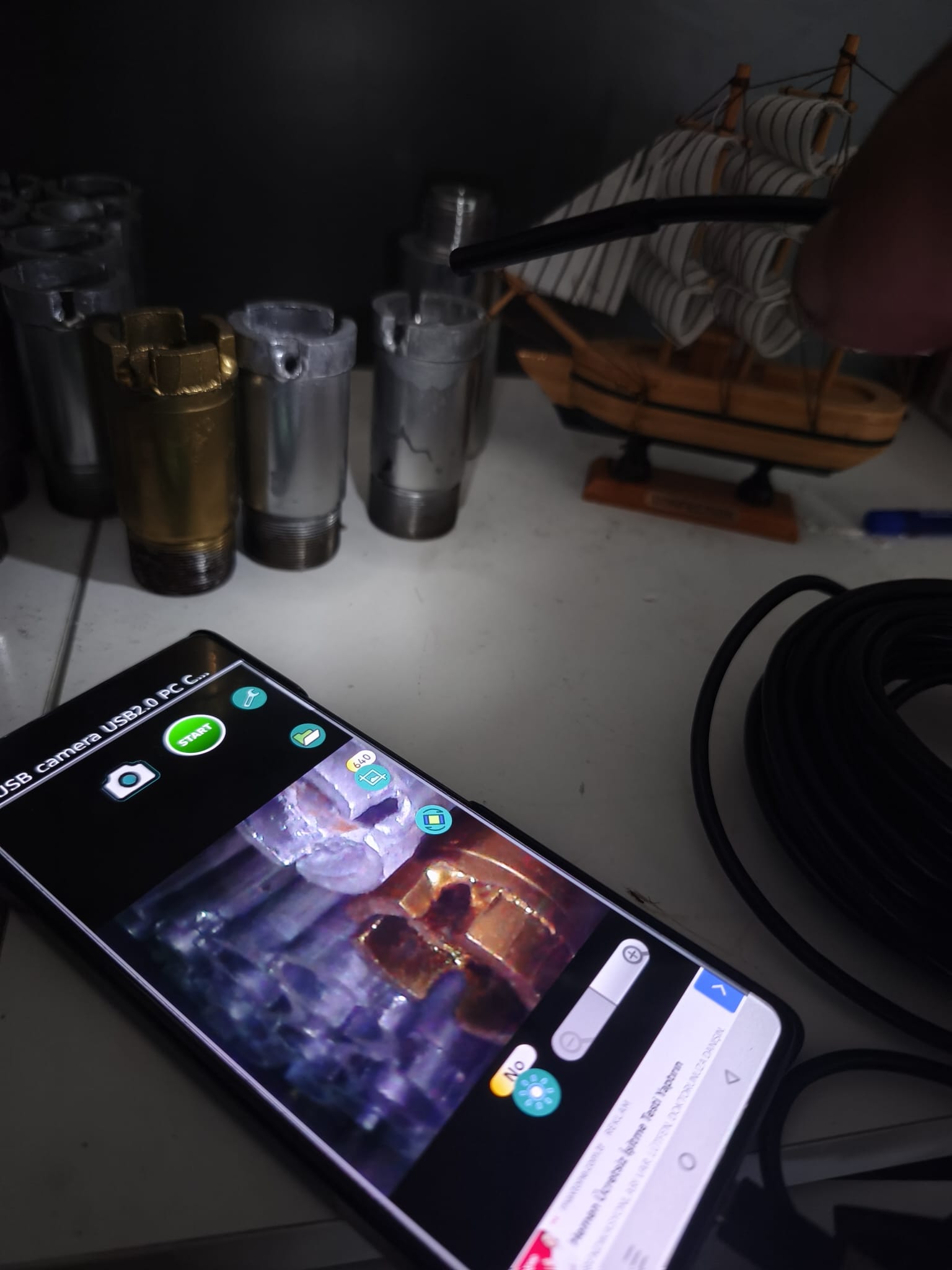 Profesyonel Çantalı Yılan Kamera